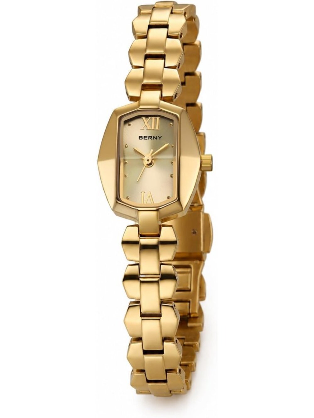 Women's Gold Dainty Analog Quartz Stainless Steel Fashion Waterproof Wrist Watch